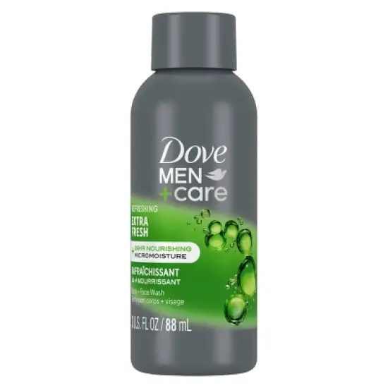 Dove Men+Care Mini Body and Face Wash - Extra Fresh - Travel Size - 3 fl oz image {7}