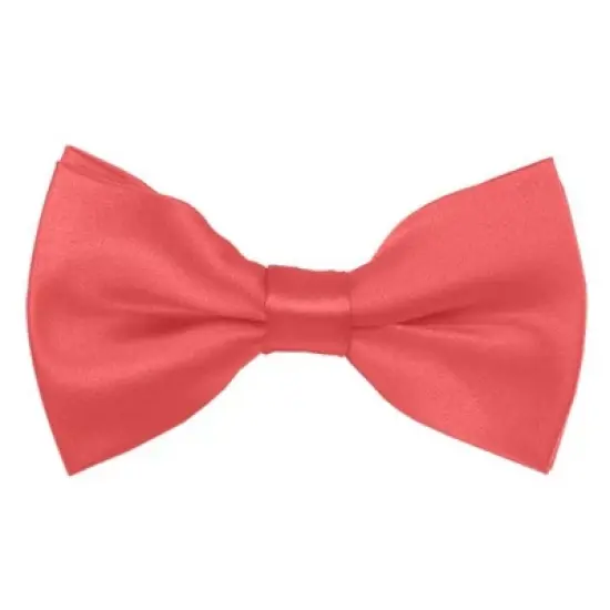 Men's Solid Color 2.5 W And 4.5 L Inch Pre-Tied adjustable Bow Ties image {7}
