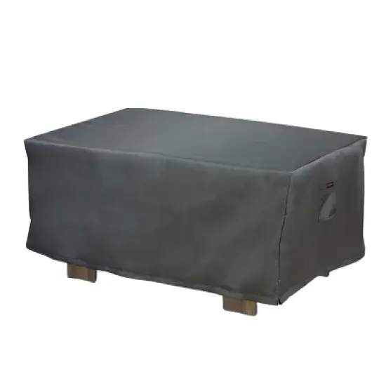 Summerset Shield Titanium 3-Layer Water Resistant Outdoor Coffee Table Cover - Dark Grey image {9}