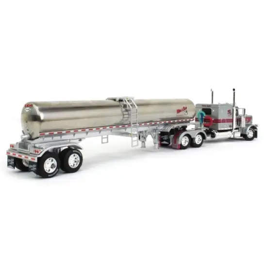 First Gear DCP 1/64 Peterbilt 389 Flattop Sleeper w/ Walker Tandem-Axle Milk Tanker, Mies & Sons, Udderly Spoiled #2 in Series 60-1510 image {2}