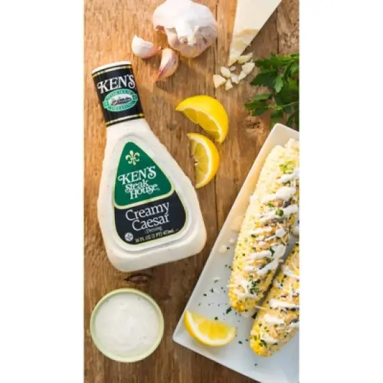 Ken's Steak House Creamy Caesar Salad Dressing - 16 fl oz image {3}