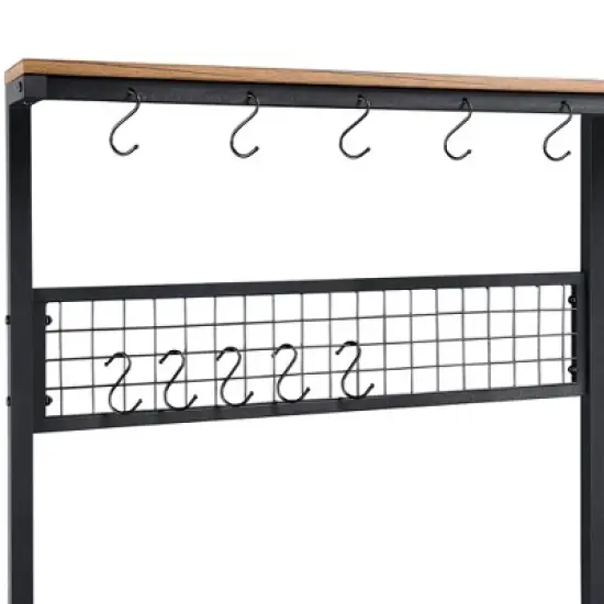 Yaheetech Kitchen Bakers Rack With 4 Storage Shelves image {4}