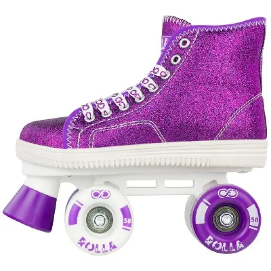Crazy Skates Rolla Roller Skates For Girls - Sneaker-Style Kids Quad Skates image {5}