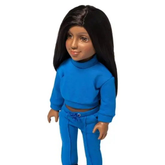 I'M A GIRLY Kayla 18" Fashion Doll with Brunette Interchangeable Wig to Style image {5}