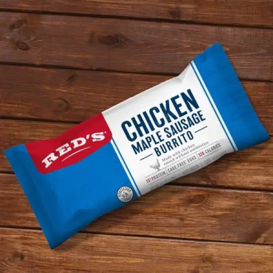 Red's Frozen Chicken Maple Sausage Egg Cheese Breakfast Burrito - 4.5oz image {2}
