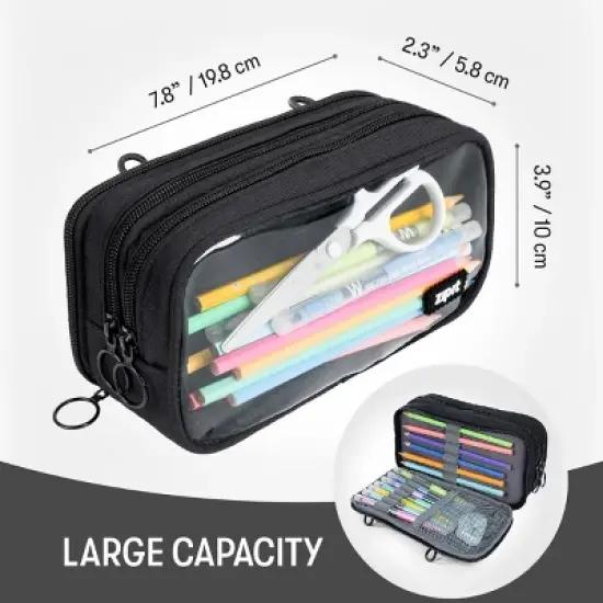 ZIPIT Half & Half Pencil Case for Kids image {3}