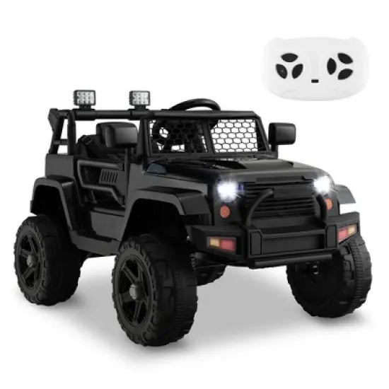 Costway 12V Kids Ride On Truck Car Electric Vehicle Remote w/ Music & Light image {9}