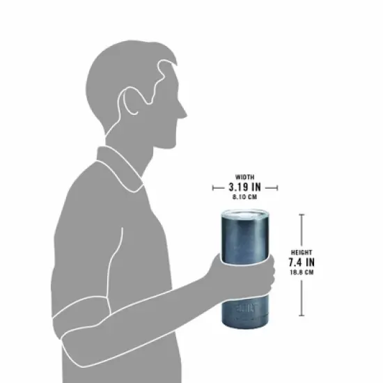 Built 20Oz Stainless Steel Tumbler with Tritan Lid, White image {3}