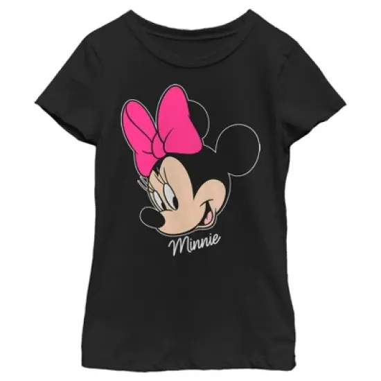 Girl's Disney Minnie Portrait T-Shirt image {3}