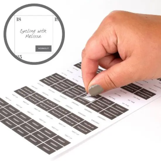 Cambridge Workstyle 2024-25 Weekly/Monthly Planner 11.125"x9.375" Taupe: Agenda, Twin-Wire Binding, Acid-Free Paper image {5}