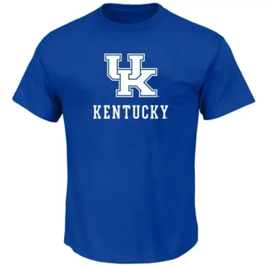 NCAA Kentucky Wildcats Men's Big and Tall Logo Short Sleeve T-Shirt image {3}