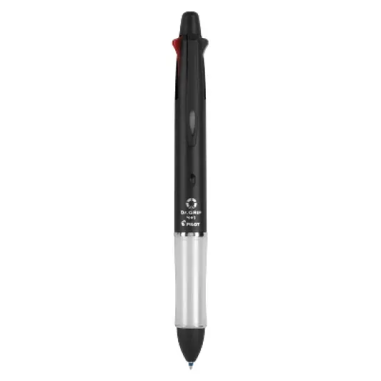 Pilot Dr. Grip 4 + 1 Multi-Function Pen/Pencil 4 Assorted Inks Black Barrel 36220 image {4}