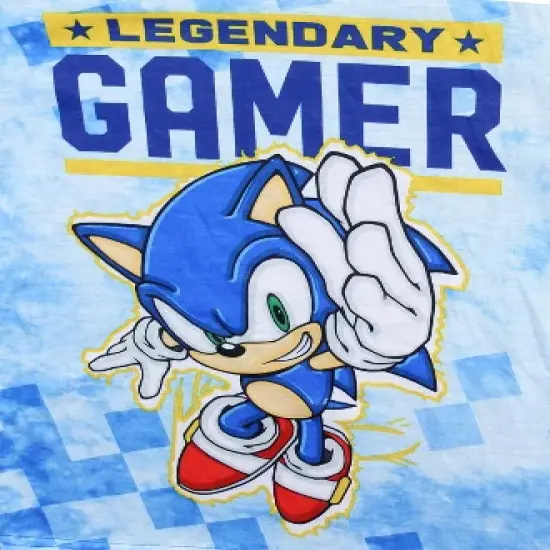 Sonic The Hedgehog Boys Legendary Gamer Short Sleeve 2 Pc Pajama Set image {2}
