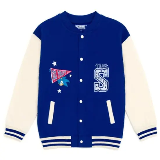 SEGA Sonic the Hedgehog Fleece Bomber Jacket and Jogger Pants Little Kid to Big Kid image {1}