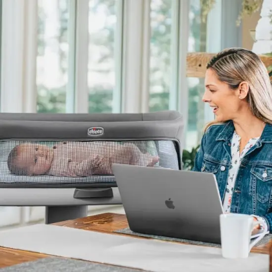 Chicco Close To You SE Bedside Bassinet - Charcoal image {2}