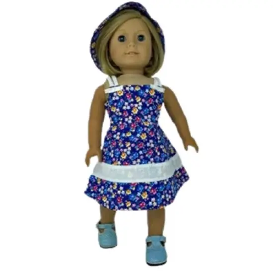 Doll Clothes Superstore Matching Girl And Doll Flower Sundress Size 5 image {2}
