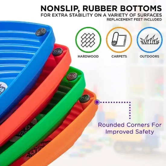 Sunny & Fun Balance Stepping Stones Obstacle Course for Kids - 15 pcs. image {2}