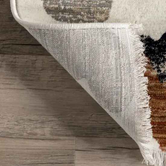 nuLOOM Transitional Leopard Fringe Area Rug image {6}