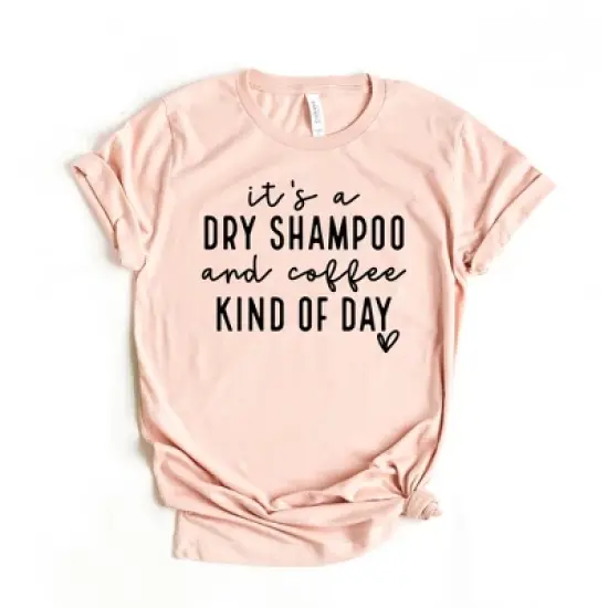 Simply Sage Market Women's Dry Shampoo And Coffee Short Sleeve Graphic Tee image {4}