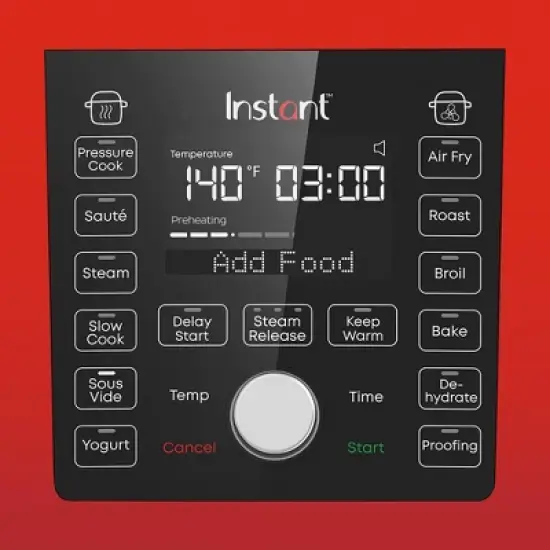 Instant Pot 6.5 qt. Duo Crisp 13-in-1, Air Fryer, Pressure Cooker & Slow Cooker with One Ultimate Lid: Stainless Steel, Automatic Shut-Off, Timer image {4}