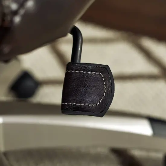 AIR Health & Wellness Big & Tall Executive Chair Brown Leather - Serta image {17}