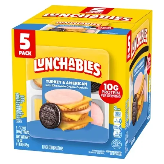 Oscar Mayer Turkey Lunchables 5pk - 16oz image {6}