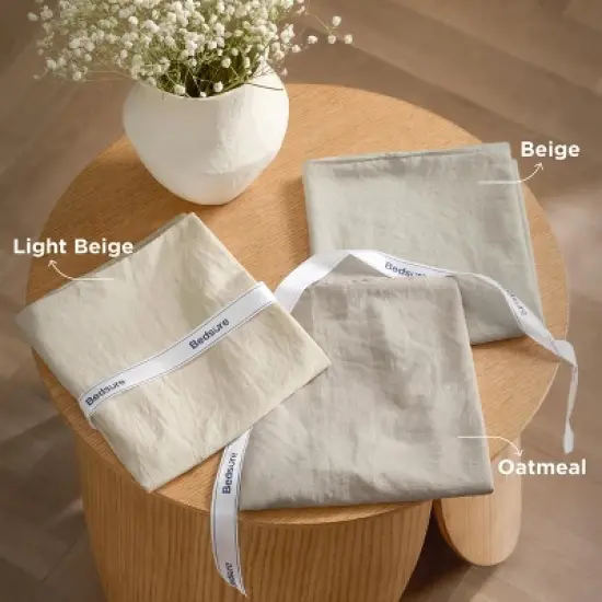 Bedsure Comforter Set &ndash; Soft & Warm Imitation Washed Cotton Bedding for All Seasons image {7}
