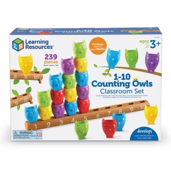 Learning Resources 1-10 Counting Owls Class Set, Counting, Sorting & Color Identification image {4}