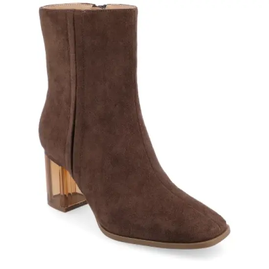 Journee Collection Women's Tru Comfort Foam&trade; Clearie Booties image {12}