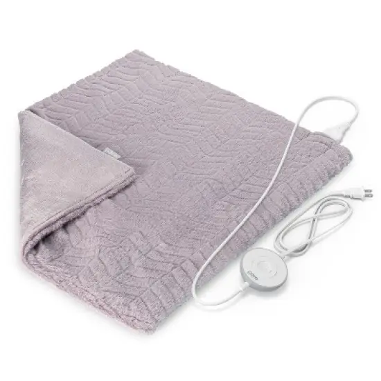 Pure Enrichment Pure Radiance Ultra-Wide Luxury Heating Pad - 20" x 24" - Amethyst Dusk image {8}