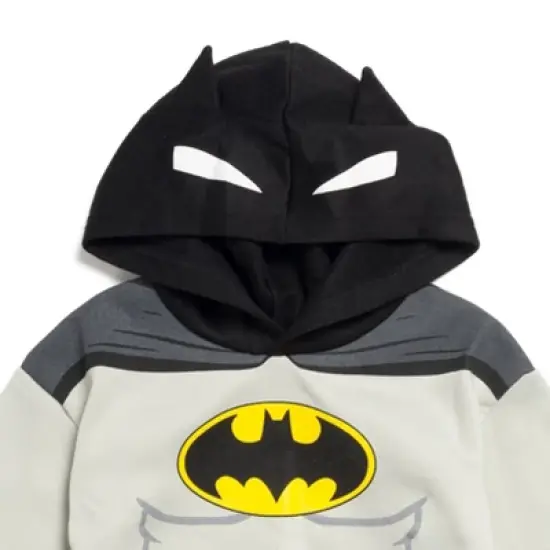 DC Comics Justice League Batman Superman Fleece Pullover Hoodie and Pants Outfit Set Toddler image {5}