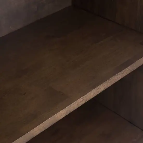 66" Devlin Mid-Century Bookshelf Walnut Brown - WyndenHall image {5}