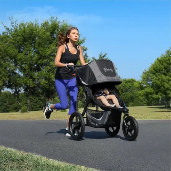 BOB Gear Revolution Flex 3.0 Jogging Stroller - Lunar Black image {13}