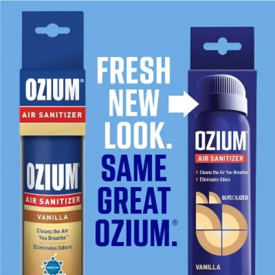 OZIUM 3.5oz Vanilla &nbsp;Air Sanitizer Spray image {2}
