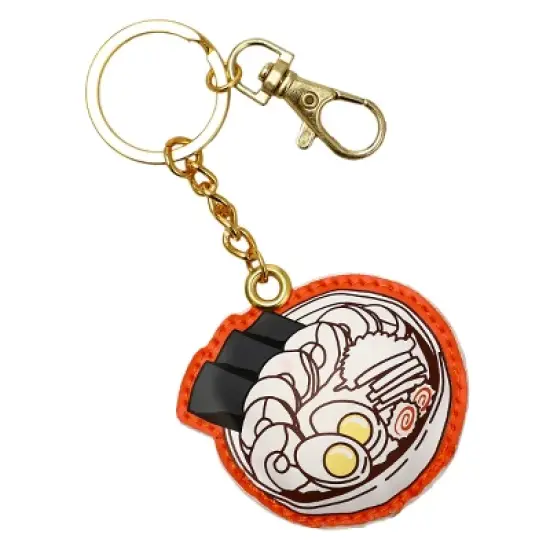 Naruto Ichiraku Ramen Shop Slouch Snapback Hat & Keychain Combo Set image {4}