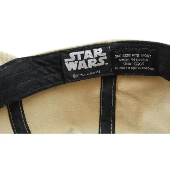 Star Wars The Mandalorian The Child Adjustable OSFM Dad Hat Cap Brown image {4}