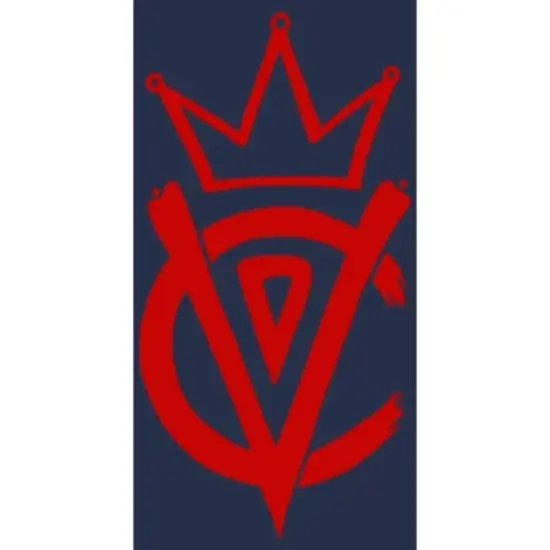 Men's Cruella Large Emblem  T-Shirt - Navy Blue Heather - 4X Big Tall image {1}