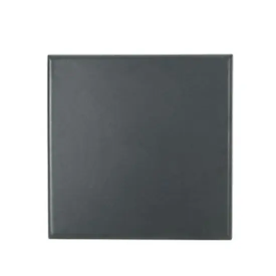 CAVINAS Outdoor Accent Table with Contemporary Symmetrical Design, Patio Side Table with X-Shaped Crossing Legs, Modern Steel Outdoor End Table image {2}