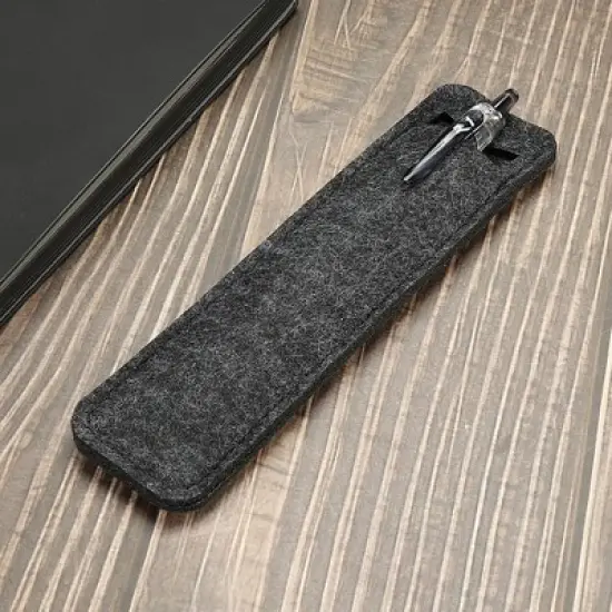 Unique Bargains Portable Mini Pocket Felt Home Office Travel Pen Holders image {4}
