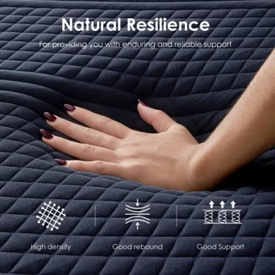 CSBDHOME 12 Inch Memory Foam Mattress Bed in A Box, Medium Firm with Removable Washable Cover image {3}