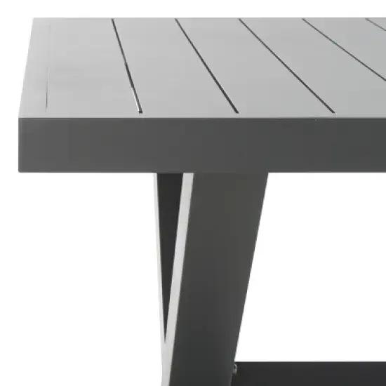 Core Dining Table - Indoor/Outdoor - PAT4053 - Grey - Safavieh image {6}