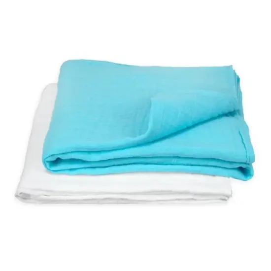 Muslin Swaddle Blankets made from Organic Cotton (2pk) image {4}