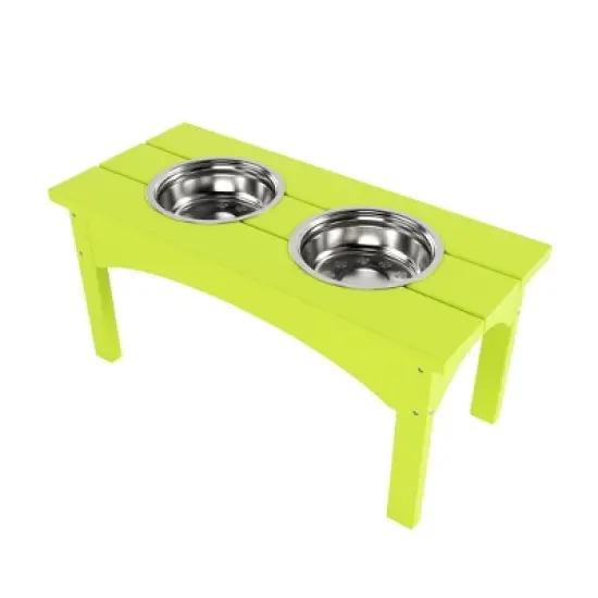 WestinTrends Elevated Pet Feeder for Cats and Dogs Puppy, Removable stainless steel eating Bowl, All Weather Resistant image {11}