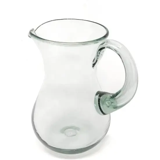 Dos Sue&ntilde;os Mexican Hand Blown  Pitcher - Natural - 84oz image {7}