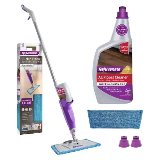 Rejuvenate Click n Clean Multi-Surface Floor Spray Mop System image {9}