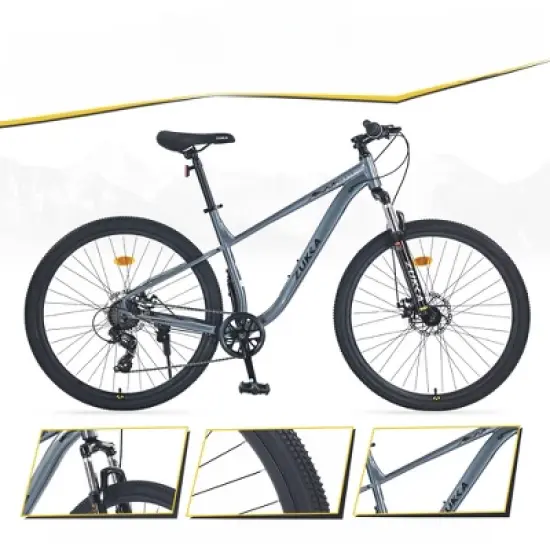 DSVIMOY Bicycles, 27.5 Inch Mountain Bike for Men Women Boys and Girls, 21-Speed Mountain Bike, Blue, 68.5"*27.1"*40.55" image {2}