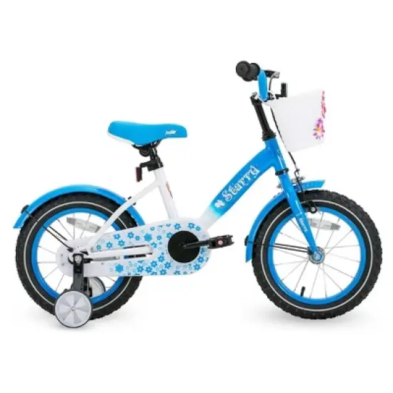 Joystar Starry Steel Framed Kids Beginner Bike with Removable Training Wheels and Handlebar Basket image {1}
