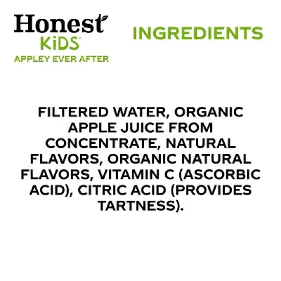 Honest Kids Organic Apple Juice Drink - 8pk/6 fl oz Box image {8}