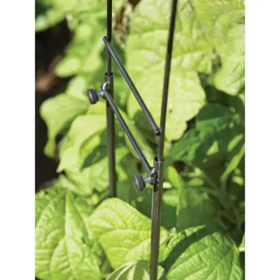 Gardener's Supply Company Adjustable Super Hoops Garden Plant Cover | Sturdy Powder Coated Metal Frame for Raised Bed Vegetable Planter Box Netting image {3}