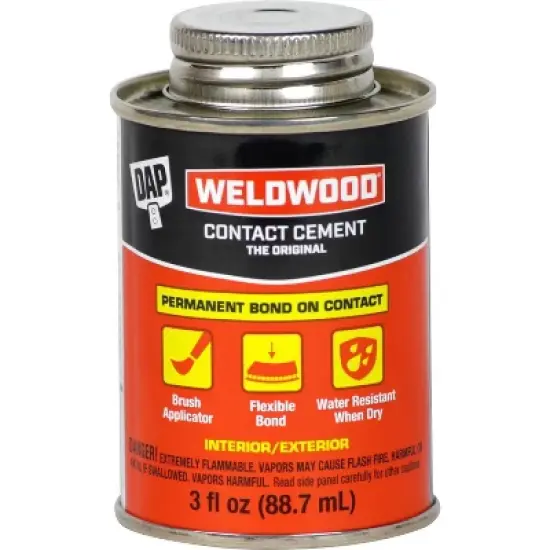 DAP Weldwood Contact Cement Can 3 fl oz Clear image {4}